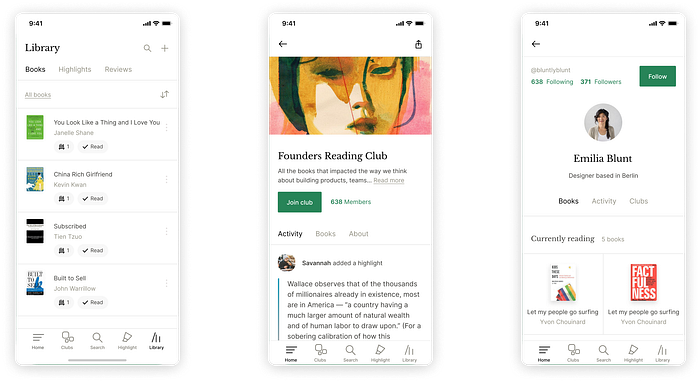 Organise your shelves, meet like-minded readers in a book club and track your reads