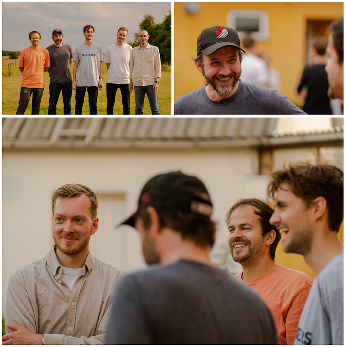 Literal team at Founders Freefall, August 2021