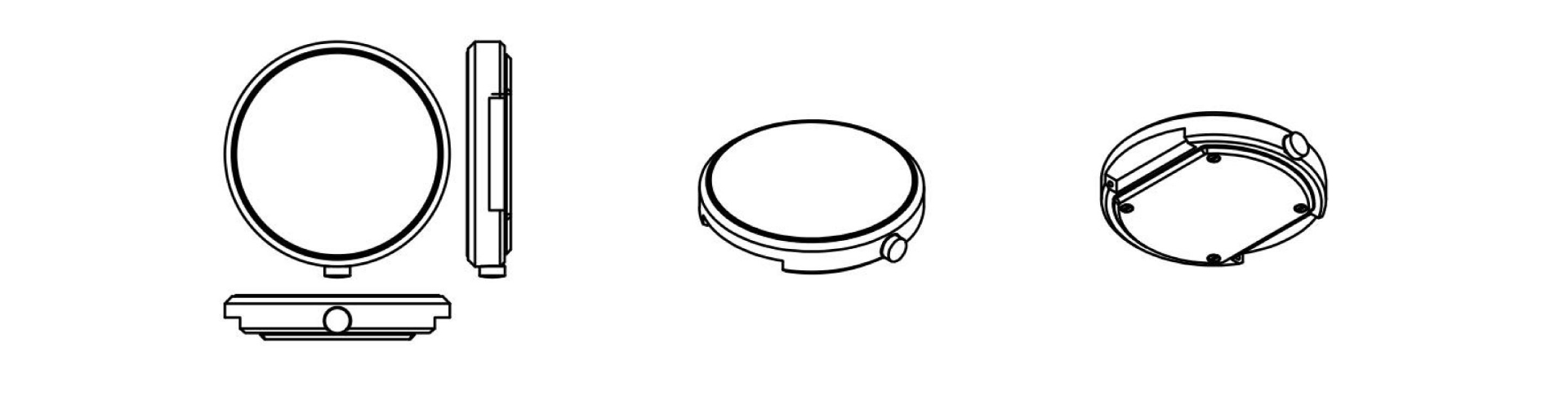 MILA watch case design sketches